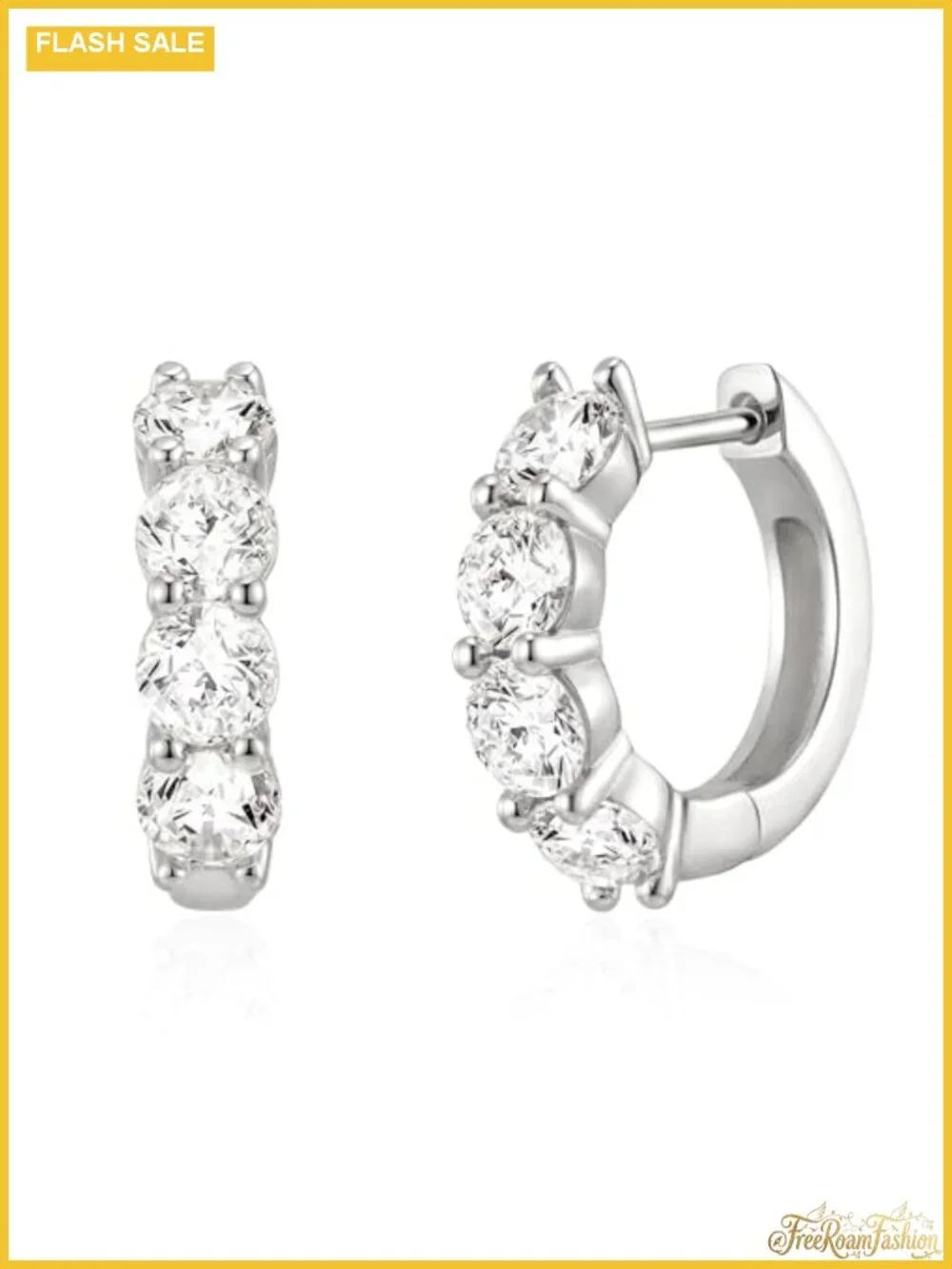 14k Gold Plated Huggie Earrings for Women Small Hypoallergenic Stainless Steel